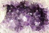 Purple Amethyst Geode - Uruguay #87456-1